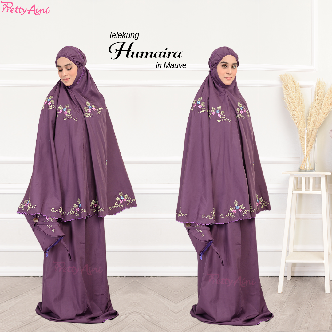 Telekung Humaira - Mauve