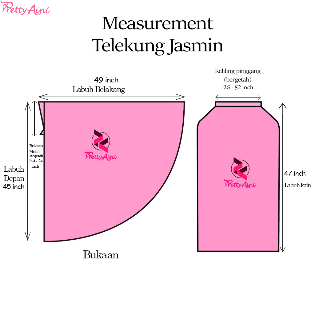 Telekung Jasmin - Ash Grey - Image 2