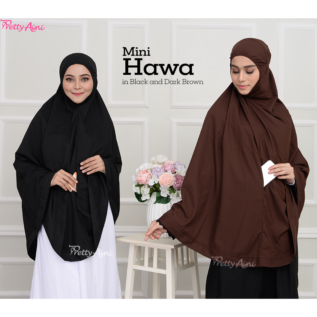 Mini Hawa - Black/Dark Brown