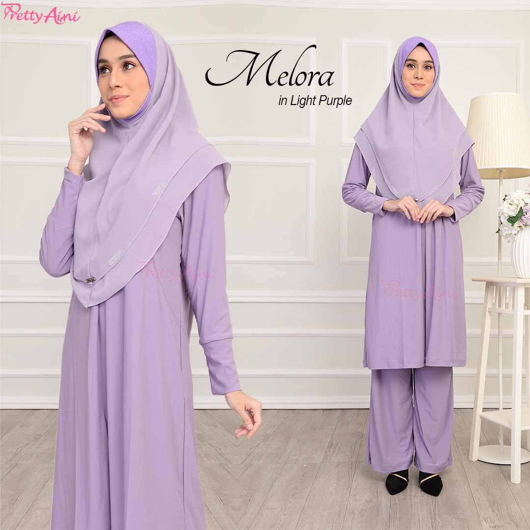 Jubah Melora - Light Purple