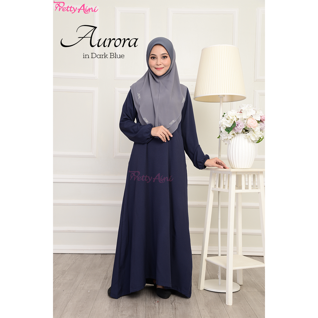 Jubah Aurora - Dark Blue