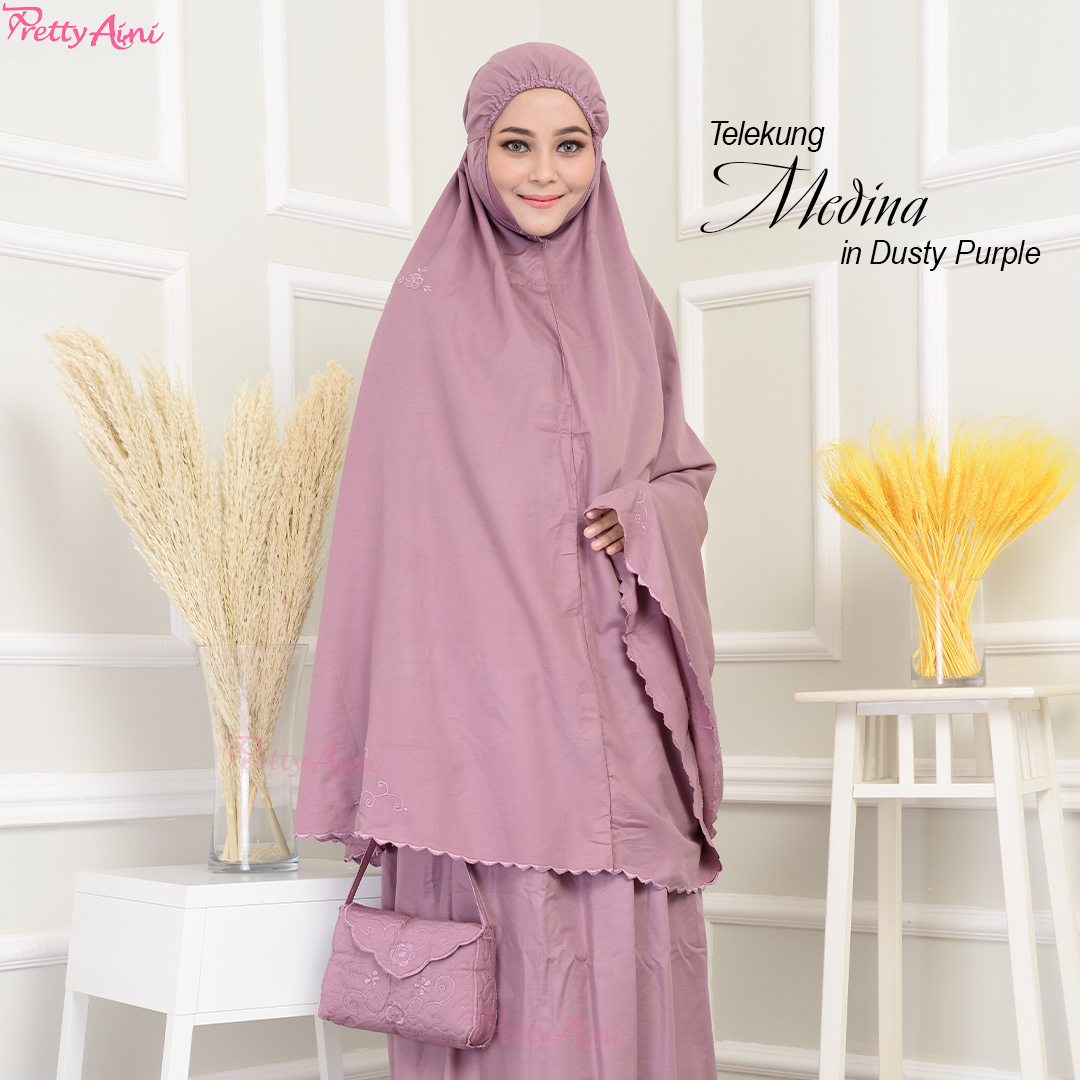 Telekung Medina A - Dusty Purple
