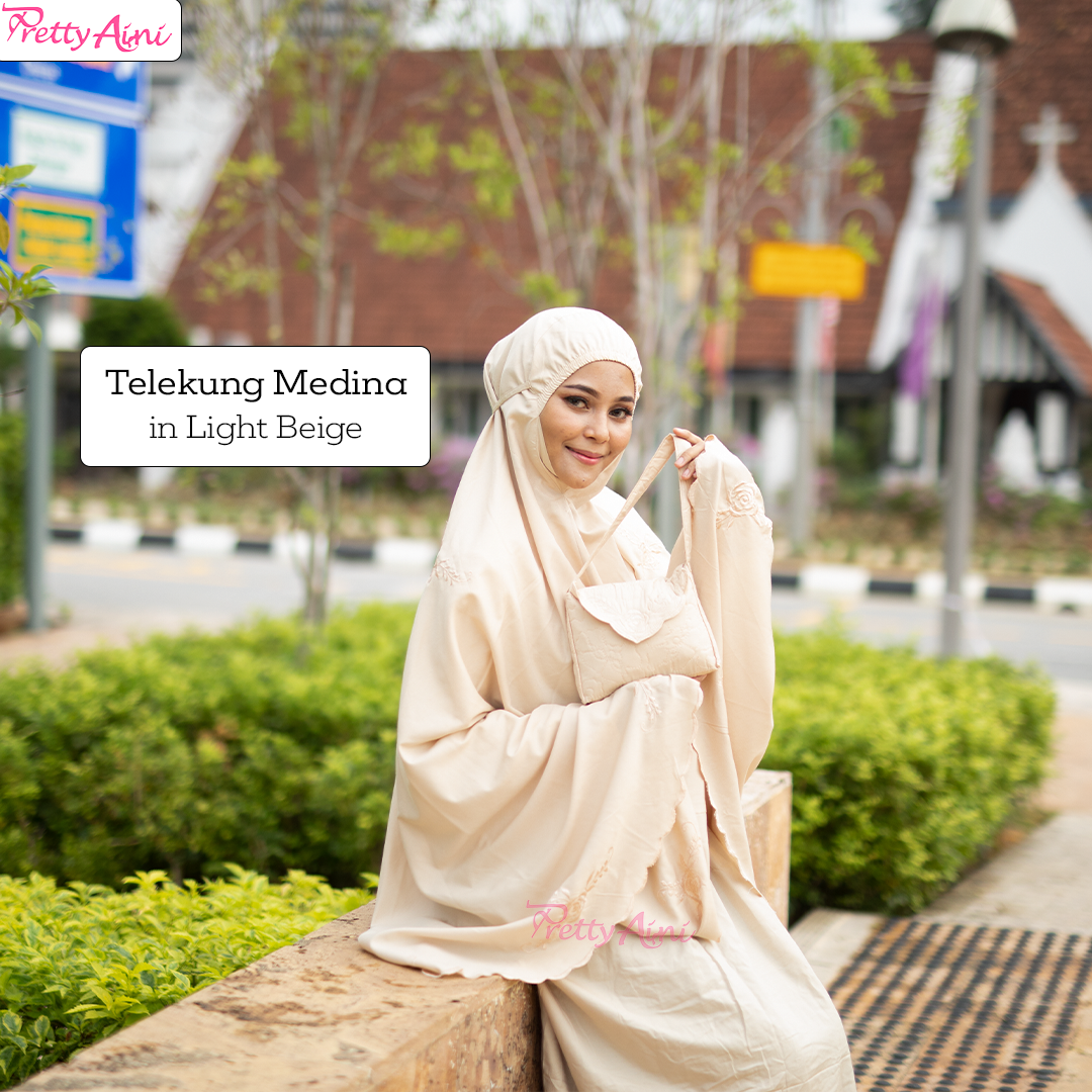 Telekung Medina A - Light Beige