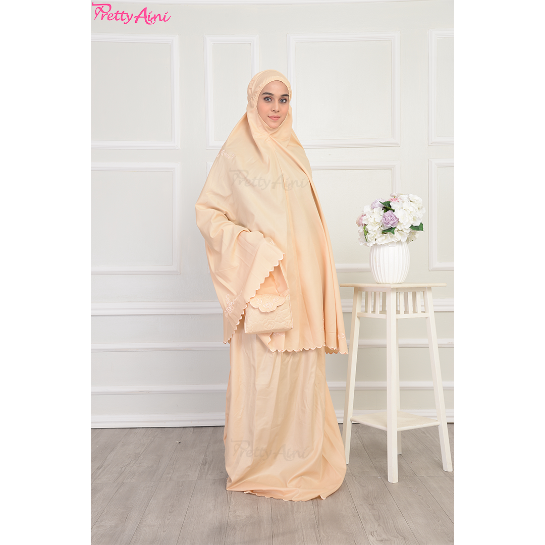 Telekung Medina A - Beige - Image 7