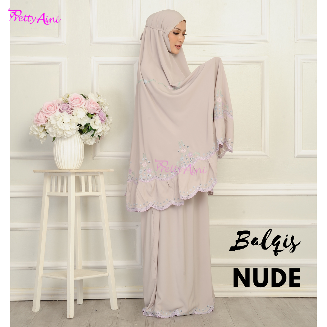 Telekung Balqis - Nude