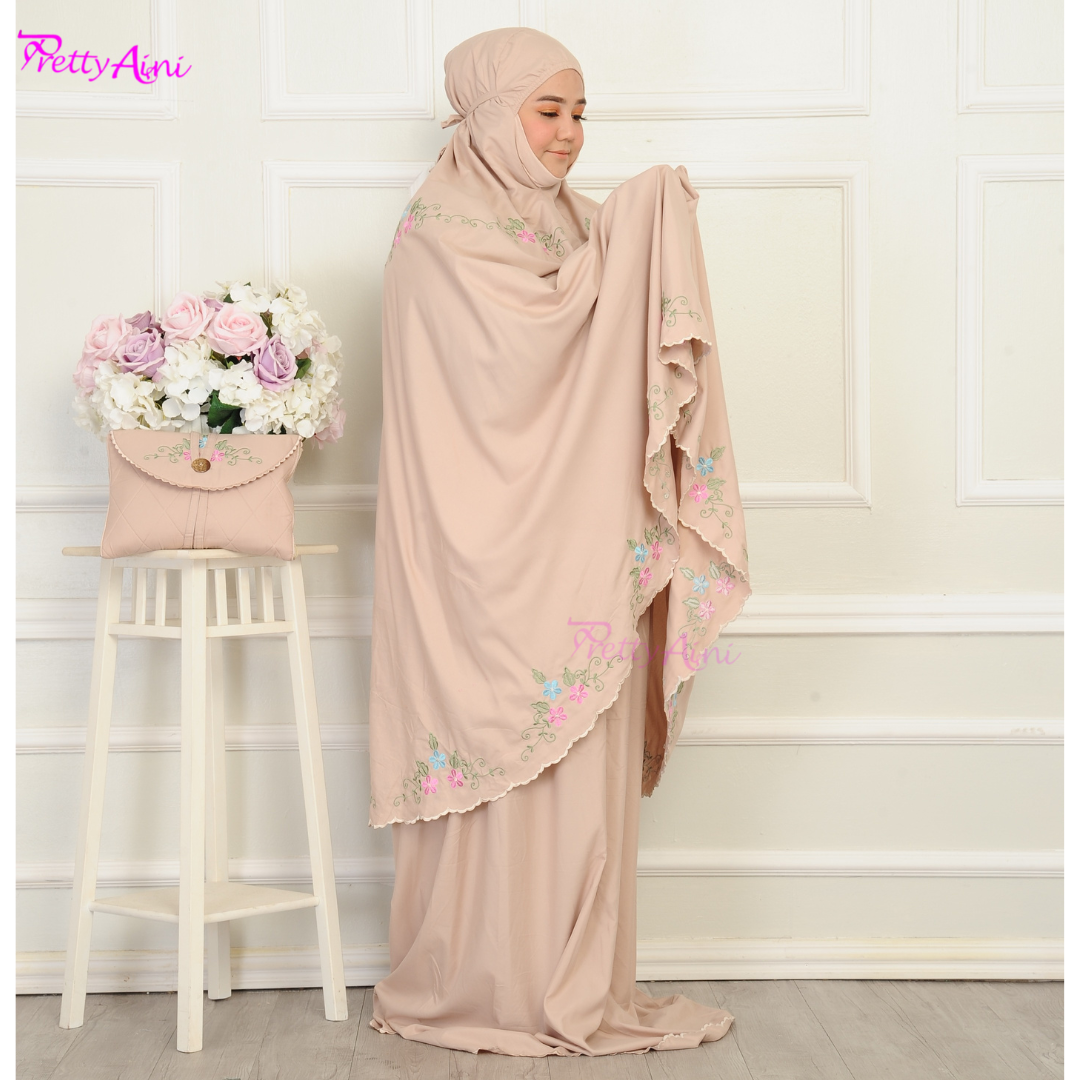 Telekung Humaira Plus Size - Milo - Image 7
