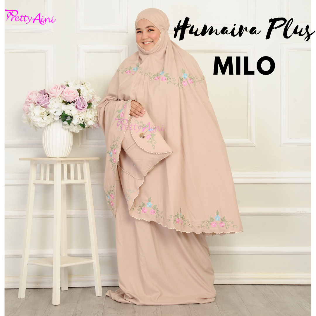 Telekung Humaira Plus Size - Milo
