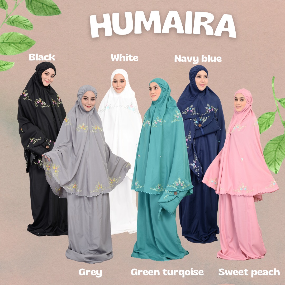 Telekung Humaira - Lilac - Image 7