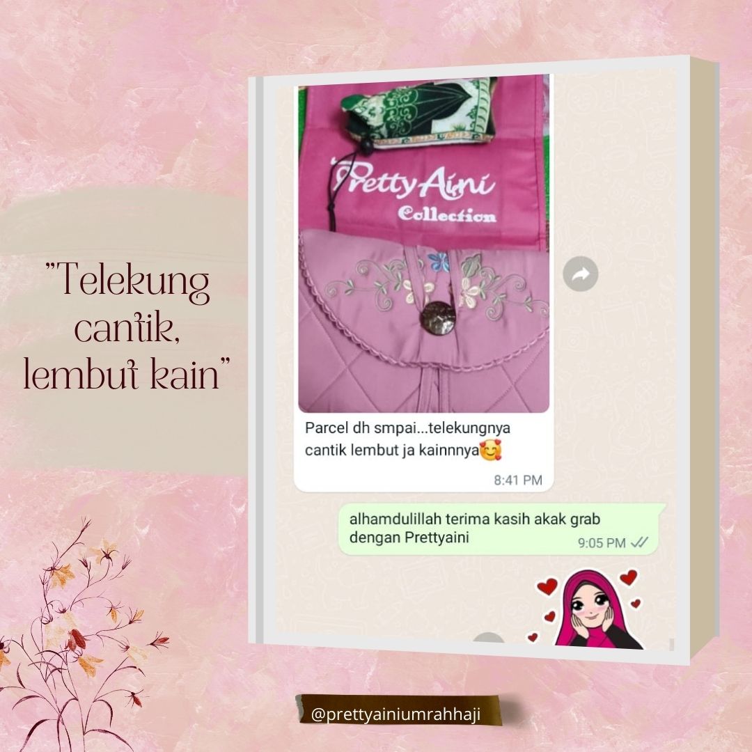 Telekung Humaira - Lilac - Image 8
