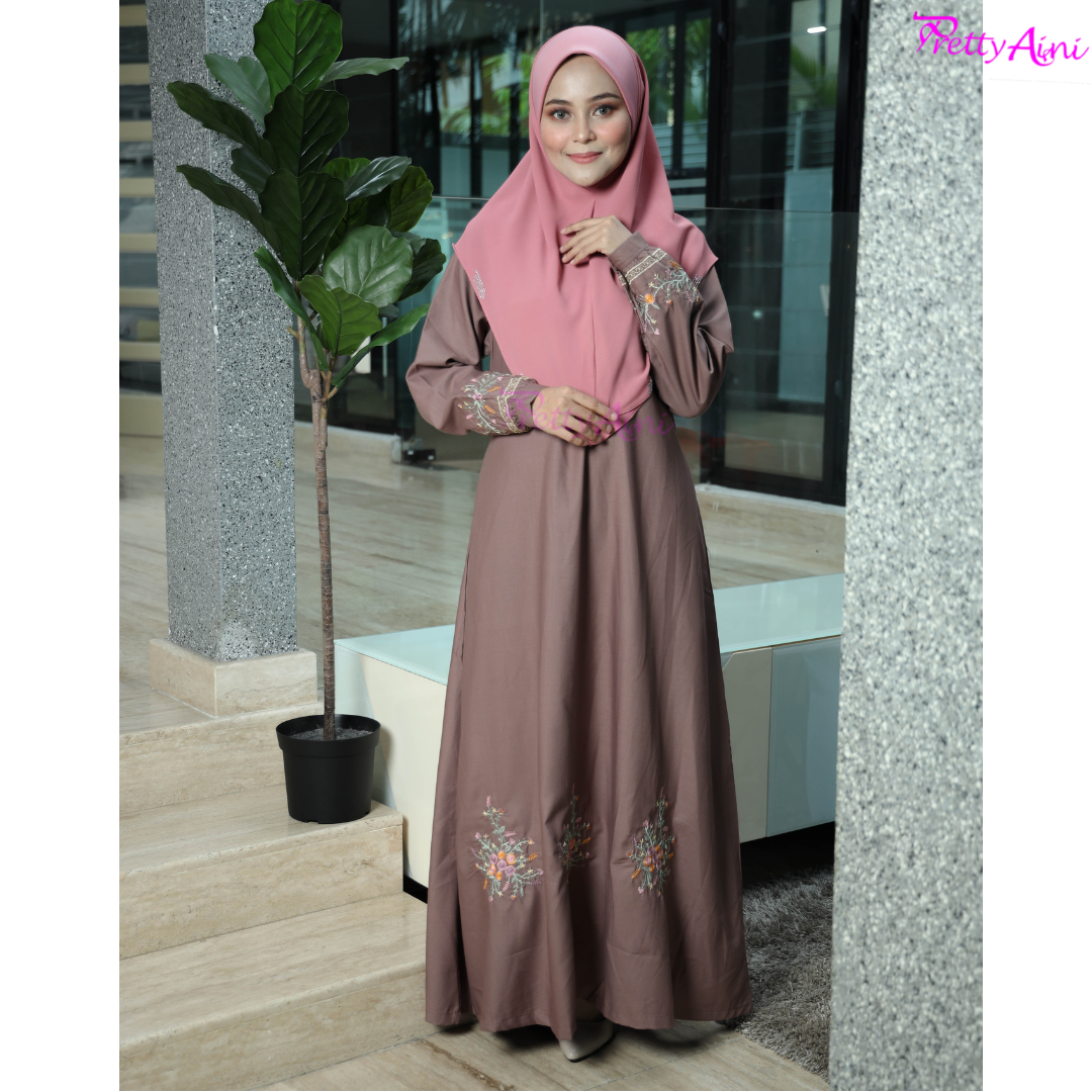 Jubah Amna - Milo - Image 4