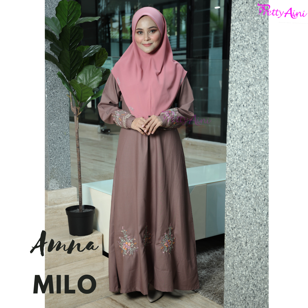 Jubah Amna - Milo