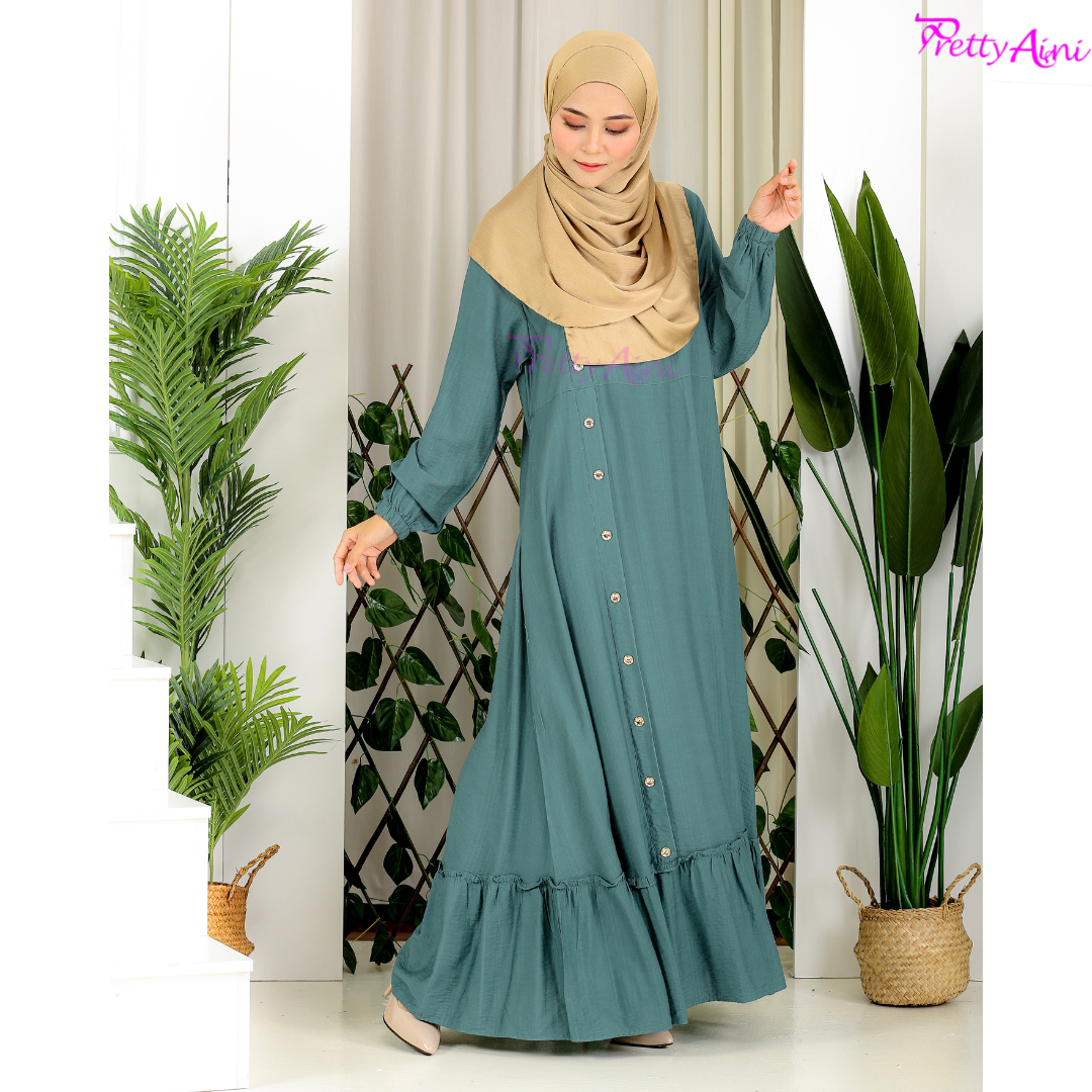 Jubah Ekin - Green Turqoise - Image 3