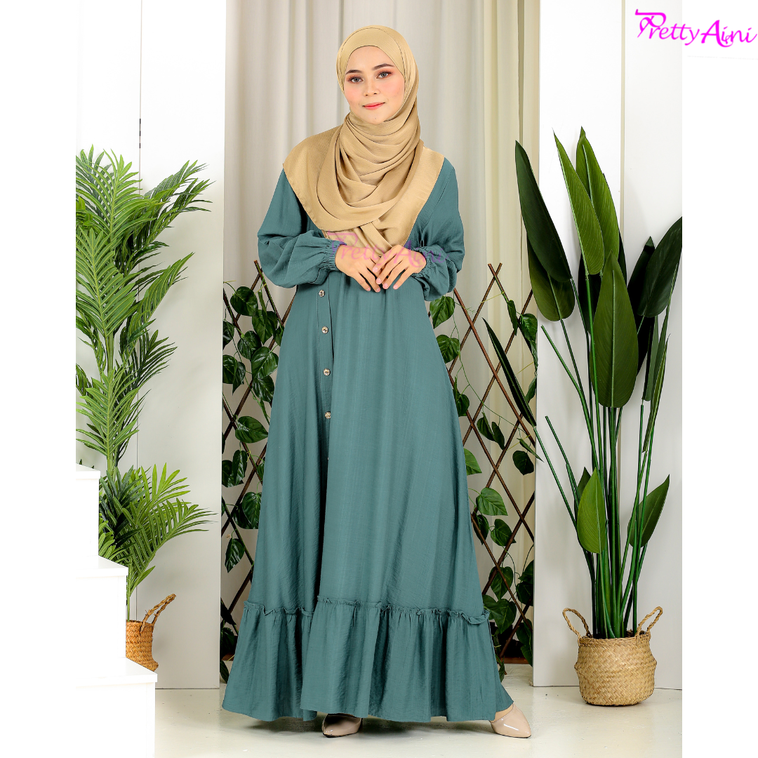Jubah Ekin - Green Turqoise - Image 4