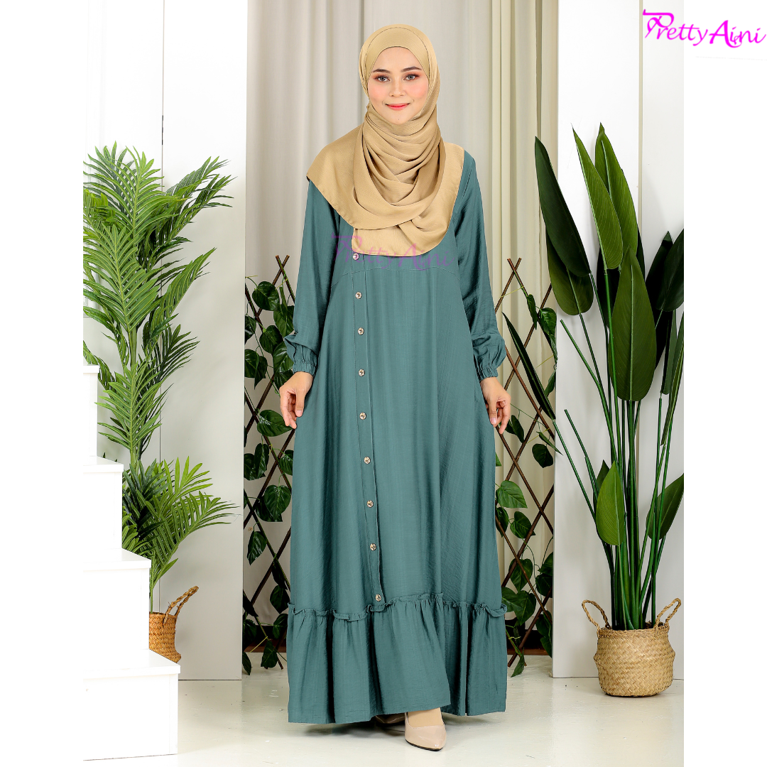 Jubah Ekin - Green Turqoise - Image 5