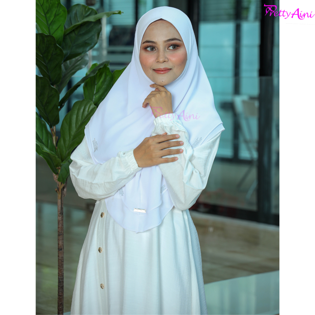 Jubah Ekin - White - Image 5