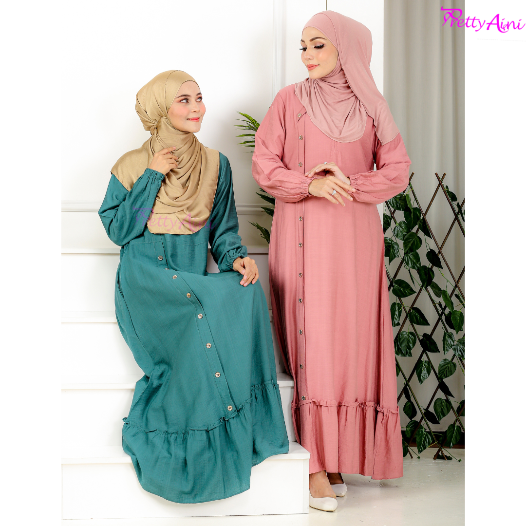 Jubah Ekin - Green Turqoise - Image 6