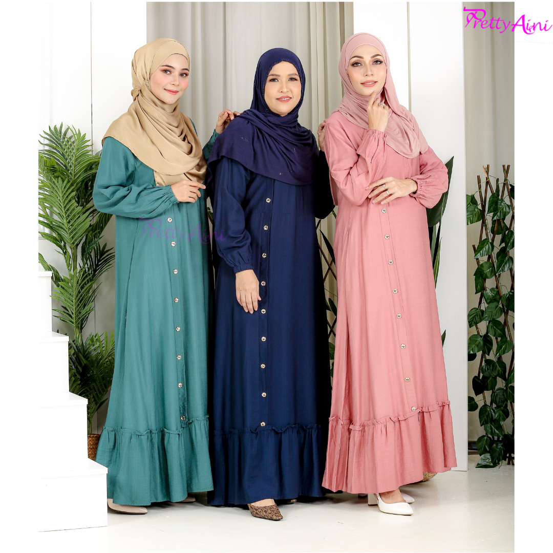 Jubah Ekin - Green Turqoise - Image 7