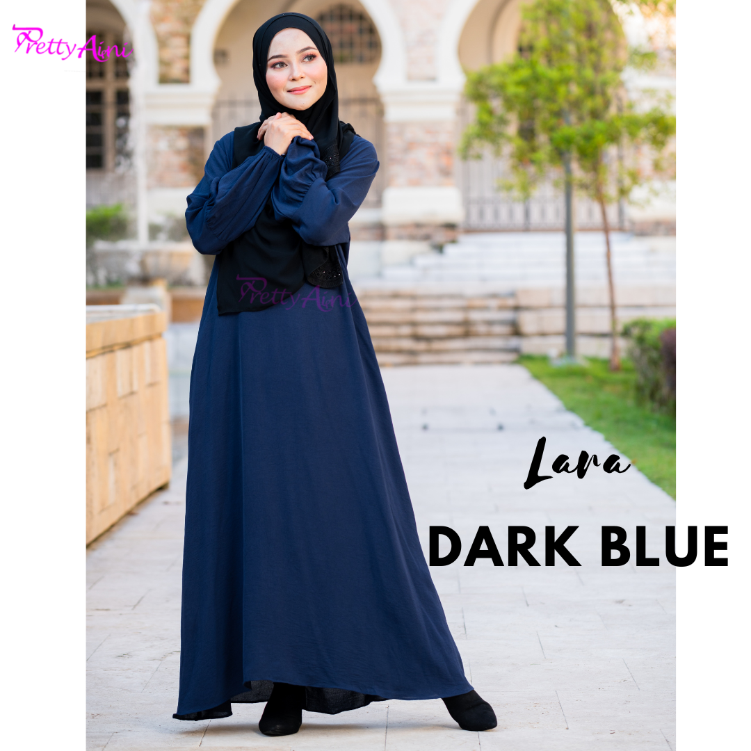 Jubah Lara - Dark Blue