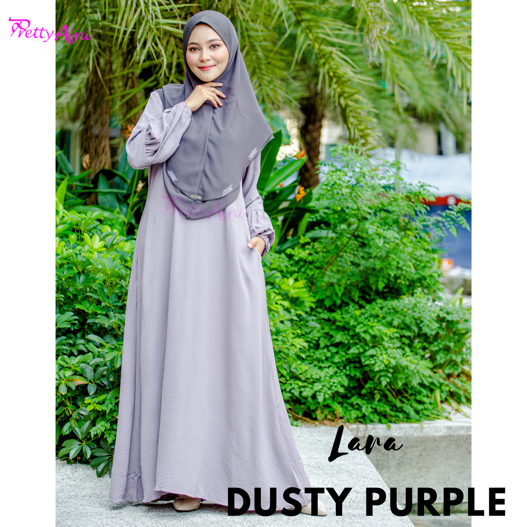 Jubah Lara - Dusty Purple