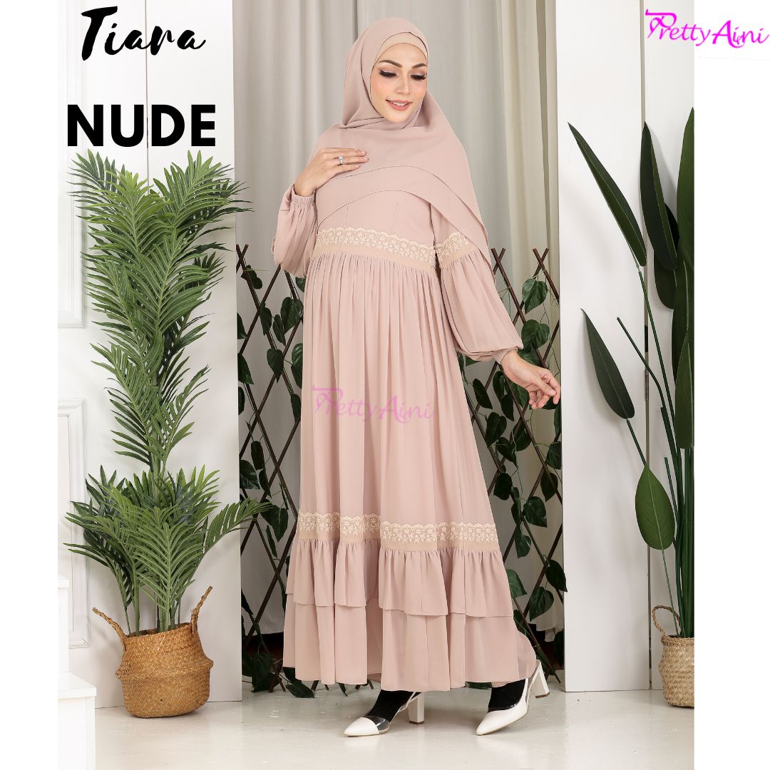Jubah Tiara - Nude