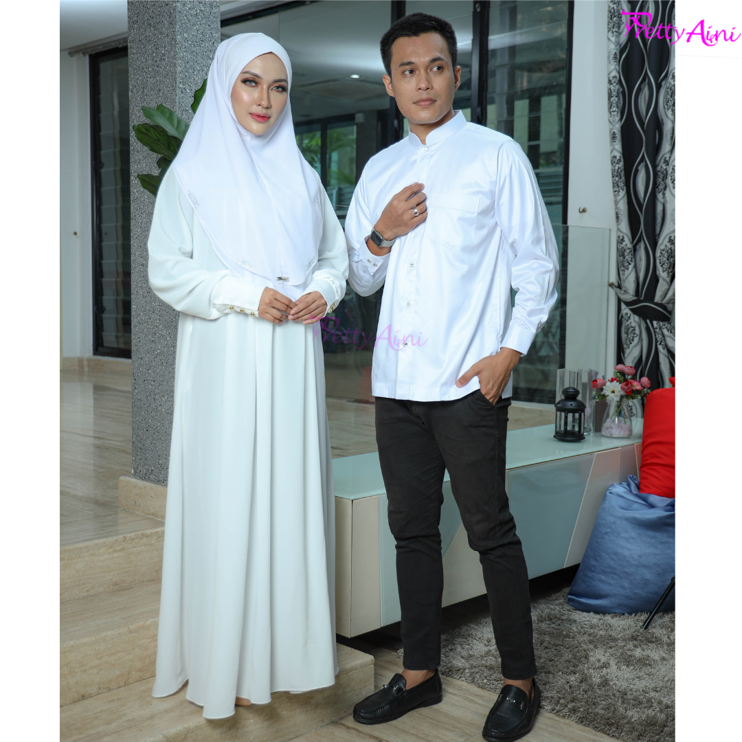 Jubah Adinda - White - Image 8