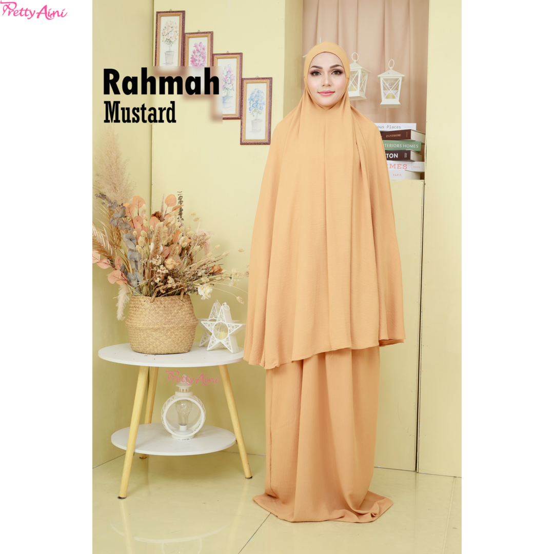Telekung Rahmah - Mustard